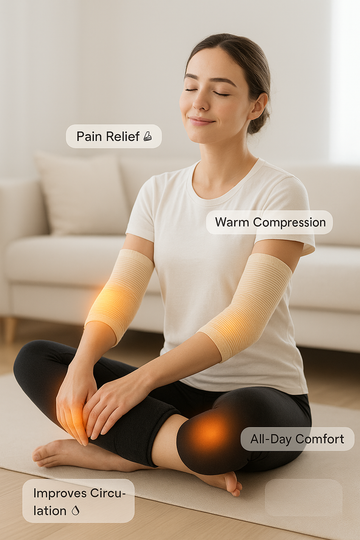 High Compression Knee Warmer – Leg Support for Pain Relief ( free size )